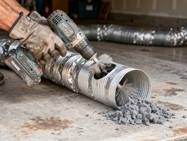 Professional duct cleaning by Charlotte Dryer Vent Cleaning in Charlotte