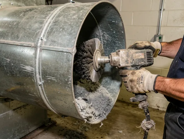 Industrial-grade dryer vent cleaning by Charlotte Dryer Vent Cleaning in Charlotte