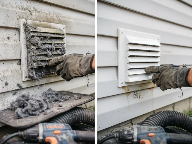 Residential dryer vent cleaning by Charlotte Dryer Vent Cleaning in Charlotte
